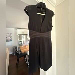 Black Mini Cocktail Dress - Size Medium